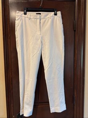 White House Black Market Cream Ankle Pants